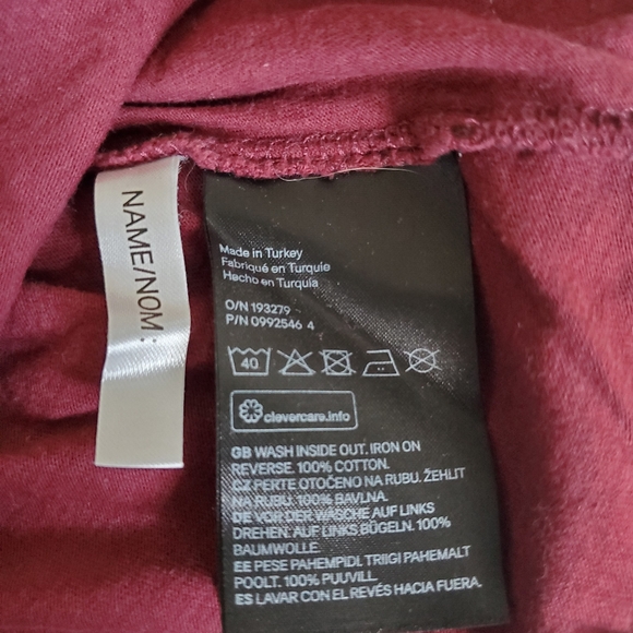 H&M set of 3 Harry Potter long sleeve t-shirts tan burgundy rose pink sz 5T - Picture 3 of 3